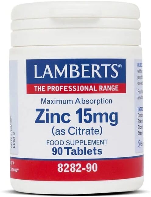 Lamberts ZINC 15mg 90 Tabs