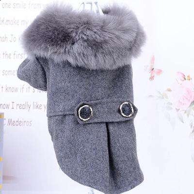 Pet Hub Winter Pet Apparel: Fur Collar Jacket For Small Medium Dogs XL 1