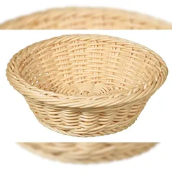 METRO PROFESSIONAL Brotkorb, Polypropylen, Ø 18 x 9 cm, rund, natur