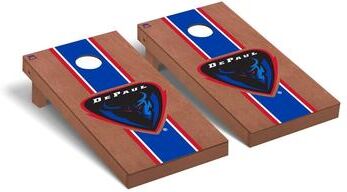 Skip's Garage DePaul Blue Demons Rosewood Cornhole Board Set