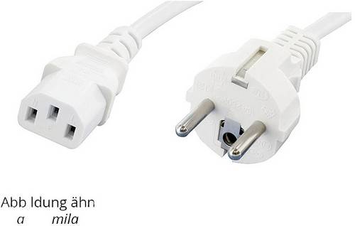 Econ connect NKG2WS1 Kaltgeräte Anschlusskabel 2m