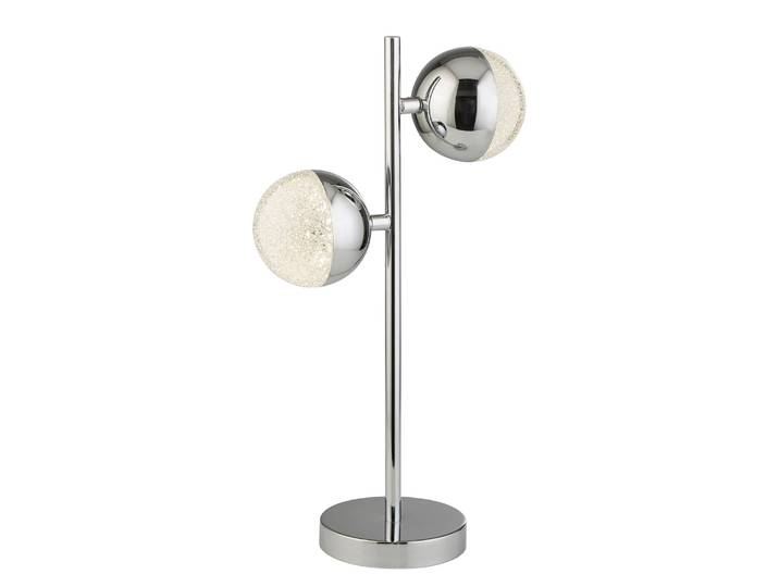 Lampe Marbles 13 x 45 x 13cm Argenté Matériau : Verre, Métal, Matière plastique Surface en métal : Chromé Type de matière synthétique : Verre
