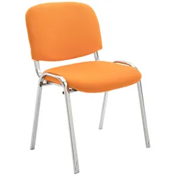 CLP Besucherstuhl Ken C Stoff   Farbe: orange