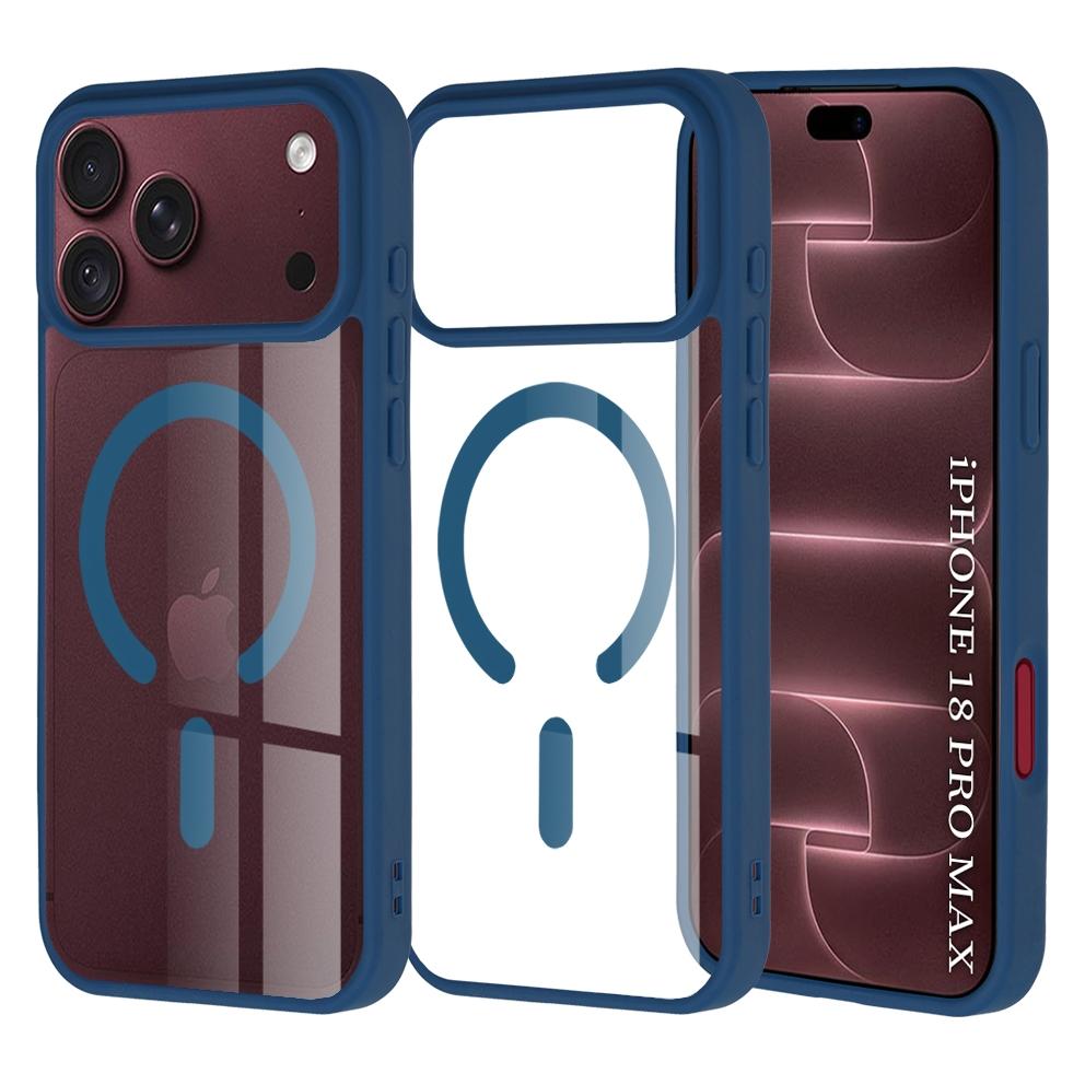 Techsuit - MagSafe Pro - iPhone 18 Pro Max / iPhone 17 Pro Max - Blue (Apple iPhone 17 Pro Max, Apple iPhone 18 Pro Max) (72060048)