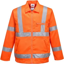 Warnschutz Bundjacke "RT40" Bahn orange - S - Orange