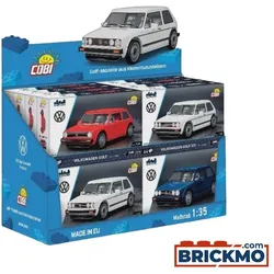 Cobi Cars 24655 CDU Volkswagen 16 Golf Sets 24655
