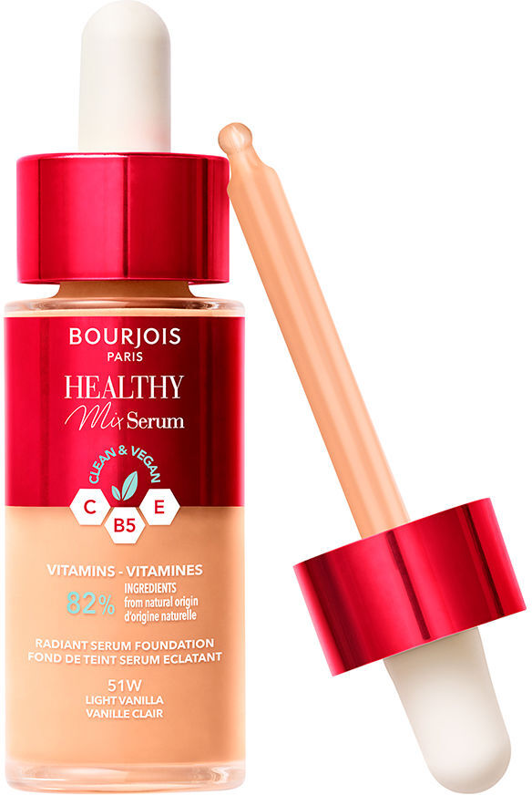 Bourjois Healthy Mix serum foundation base de maquillaje #51W-light vanilla