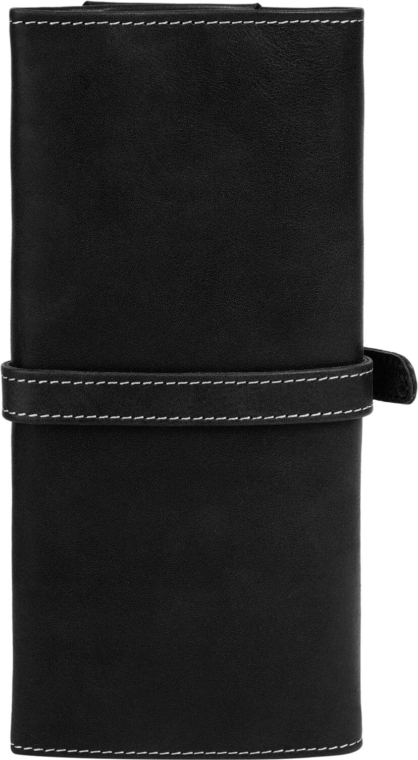 Brieftasche BRUNO BANANI "BRUNO BANANI Damen echt Leder", Damen, schwarz, Leder, Kleinlederwaren Brieftasche, echt Leder