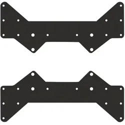 Hagor ADAPTER SET VESA 400 (Adapter- / Montageplatten), TV Halterung Zubehör, Schwarz