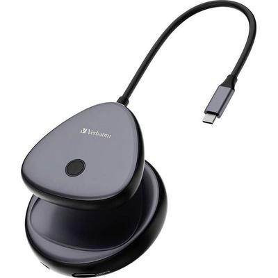 Verbatim WDA-02 'Share My Screen' USB-C® / HDMI Adapter [1x USB-C® - 1x HDMI®] Schwarz, Grau 15 cm