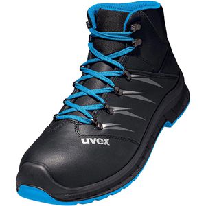 Uvex Sicherheitsschuhe 2 trend, 69352, ESD, S3, Stiefel, Stahlkappe, Glattleder, Gr. 48