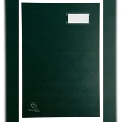Exacompta 57023E 8x Unterschriftenmappe Klassik, 20 Fächer, 24x34cm - Grün