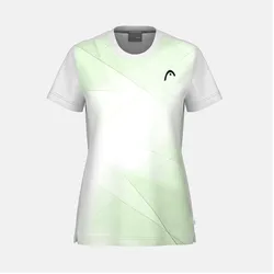 Head, Damen, Sportshirt, Tie-Break T-Shirt Print Vision Celery Green Woman (L), Grün