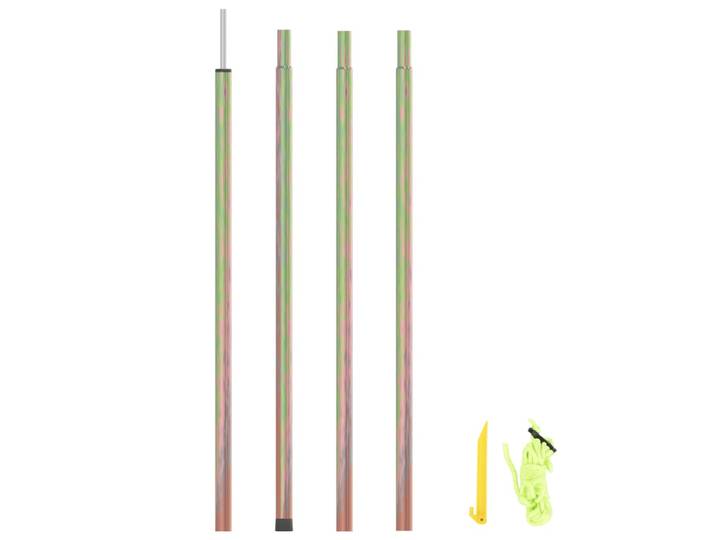 vidaXL Sonnensegel Stange 200 cm Verzinkter Stahl