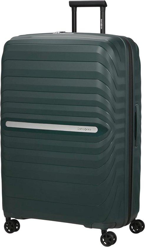 Leichter Spinner XL Case 81 cm - Ausziehbares Reisegepäck im Dschungel Grün