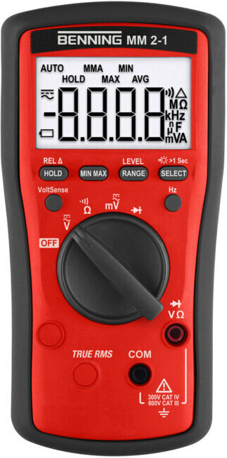 BENNING Multimètre numérique MM 2-1 (473300 MM2-1)