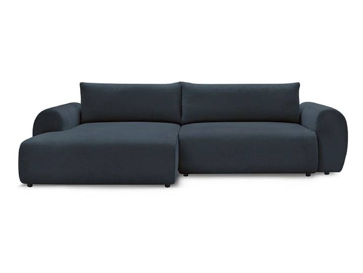 Ecksofa BOBOCHIC LUCIEN Stoff dunkelblau