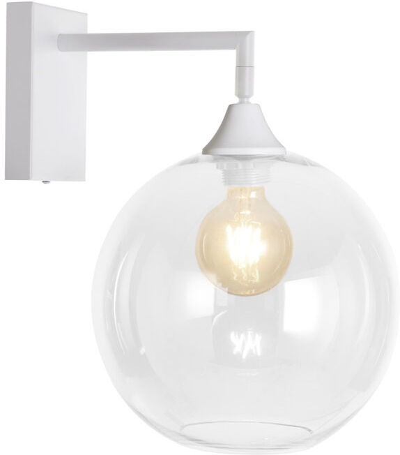 George Oliver Bonview Armed Sconce White/Clear