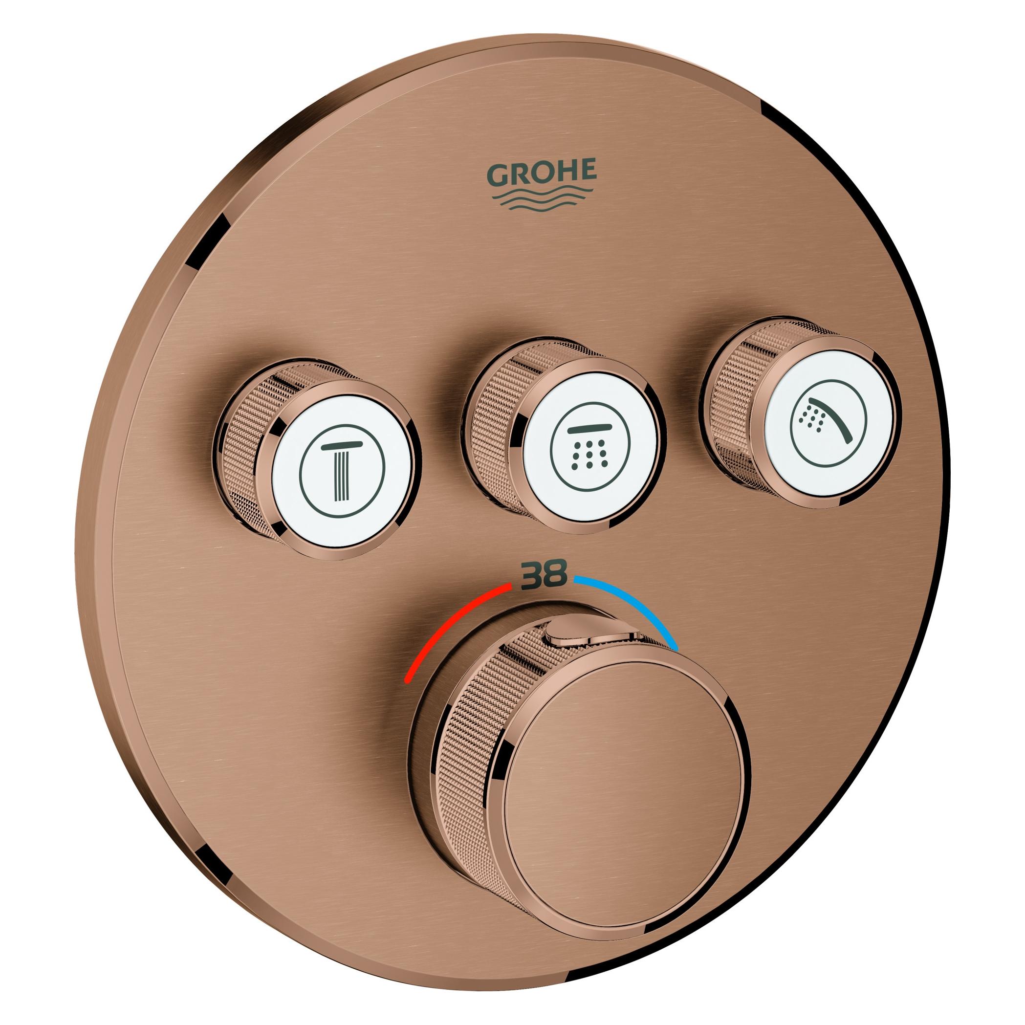 Grohe Thermostat GROHTHERM SMARTCONTROL rd 3 ASV wa sun gebü (29121DL0)