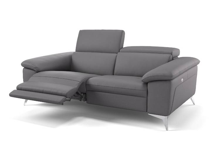 Leder 2-Sitzer Ledercouch italienisch STELLA