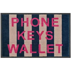 Giftcompany, Fussmatte, Washables Phone Keys Wallet 75 x 50 cm (75 x 50 cm)