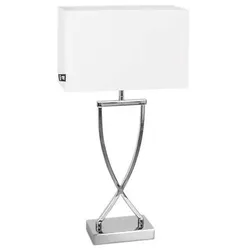 By Rydens Omega H 52 cm chrom/weiß Tischleuchte