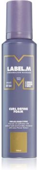 label.m Curl espuma para cabelos cacheados 150 ml. Curl