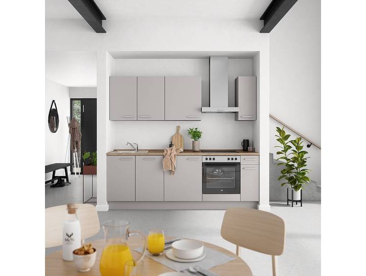 Türfront Touch für Geschirrspüler 45cm Grau/Steingrau