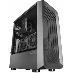 Mars Gaming Boitier Moyen Tour ATX MC-2000 avec panneau vitré (Noir) (ATX, Mini-ITX), PC Gehäuse, Schwarz