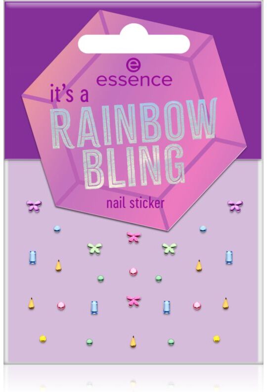 essence it's a RAINBOW BLING nail stickers 27 pc