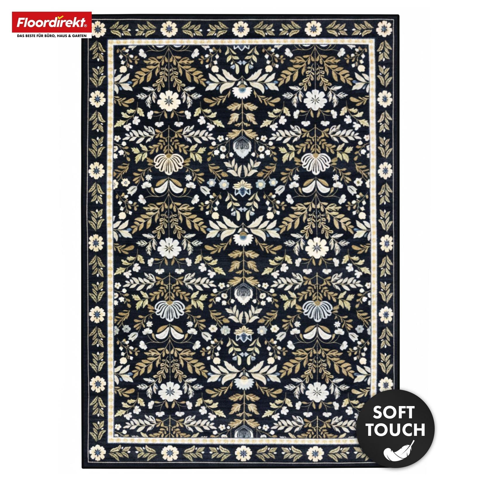 Floordirekt Wohnteppich Aristo Eleganter Teppich mit klassischem Blumen-Design