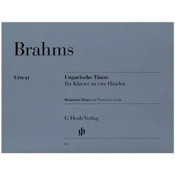 Ungarische Tänze 1-21 WoO 1, Klavier zu vier Händen, Sachbücher von Walter Georgii, Johannes Brahms