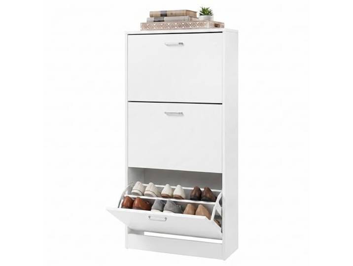 VASAGLE Schuhschrank, 3 Klappen, für 16-28 Paar Schuhe