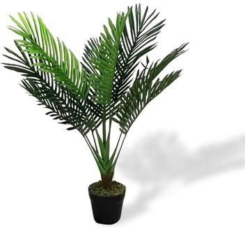 "XBrand 31.5"" H Mini Palm w/pot used in garden and outdoor"