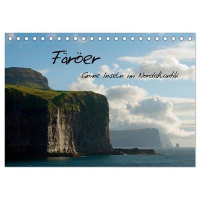 Färöer (Tischkalender 2027 DIN A5 quer), CALVENDO Monatskalender