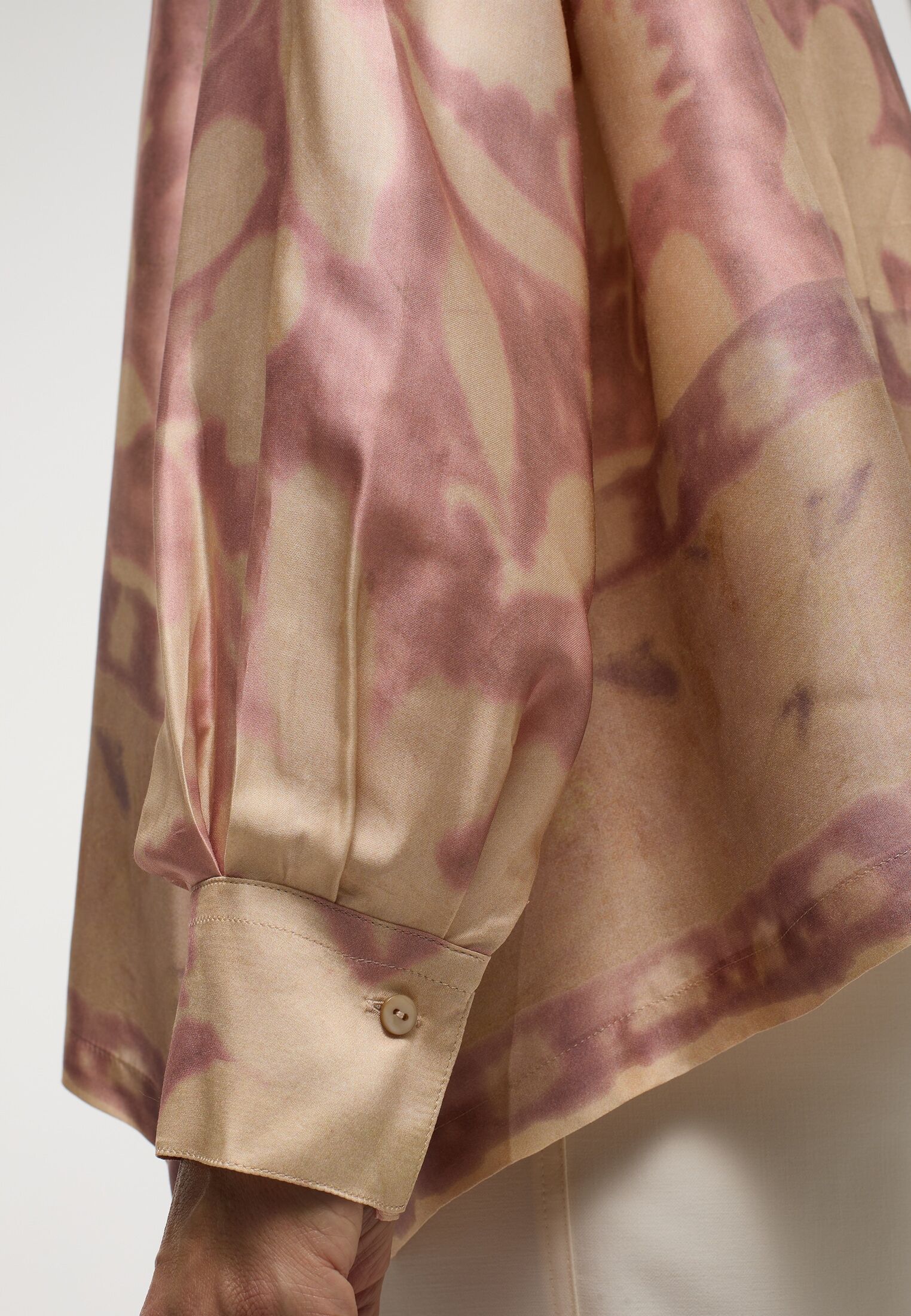 Shirtbluse ETERNA "LOOSE FIT", Damen, Gr. 42, rosa (soft pink), 100% Viskose, Blusen Shirtbluse soft pink 42