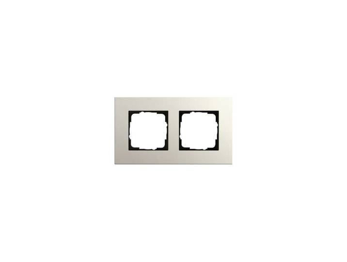 GIRA Abdeckplatte Gira Abdeckrahmen 2fach hellgrau 0212220