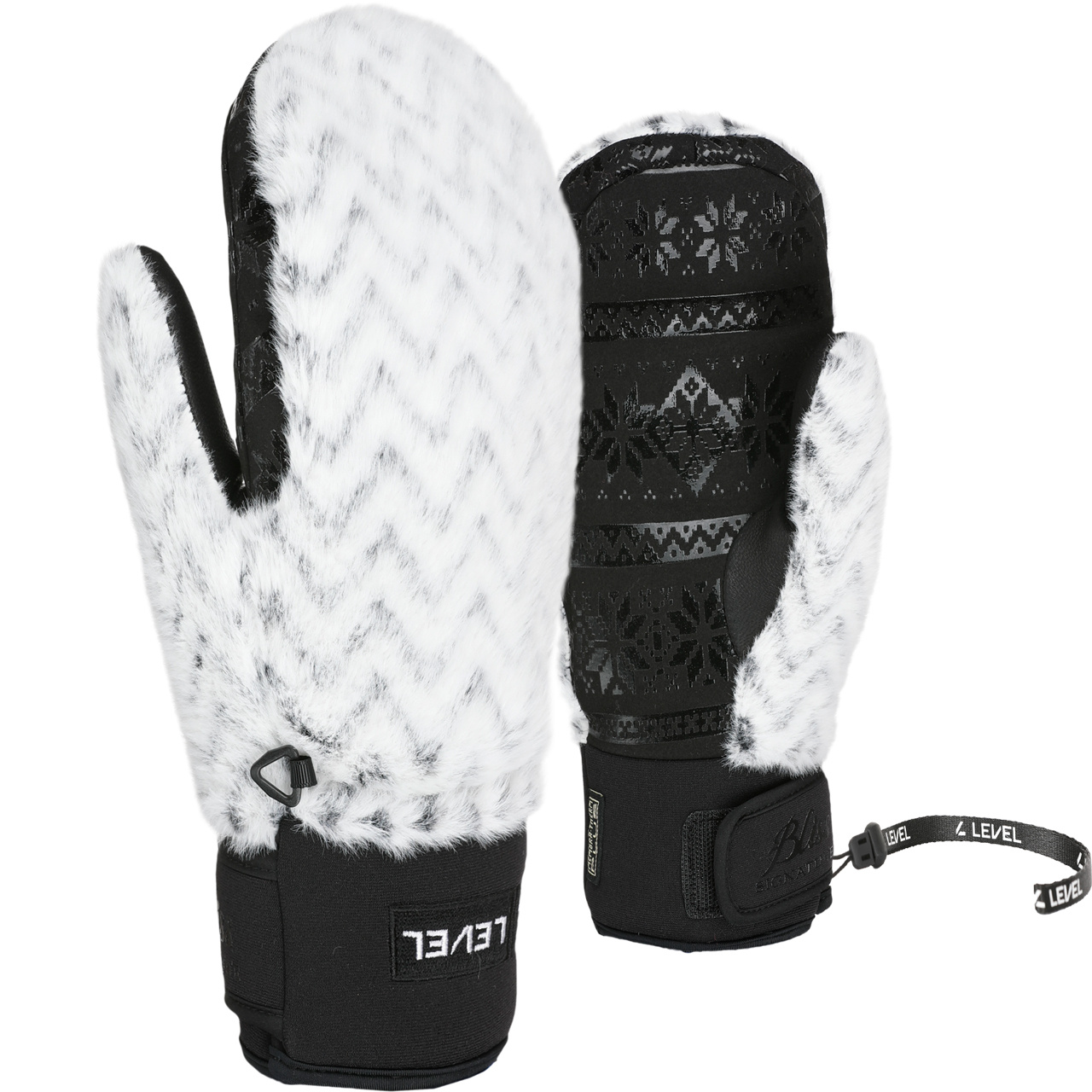 Level Damen Fäustling SIBERIAN white/black - M = 8