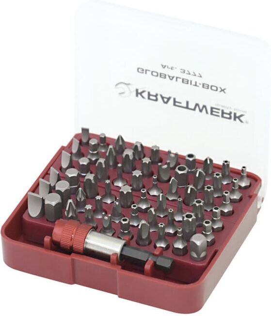 Kraftwerk Boîte de bits GLOBAL 1/4'', 61 pièces (3777)