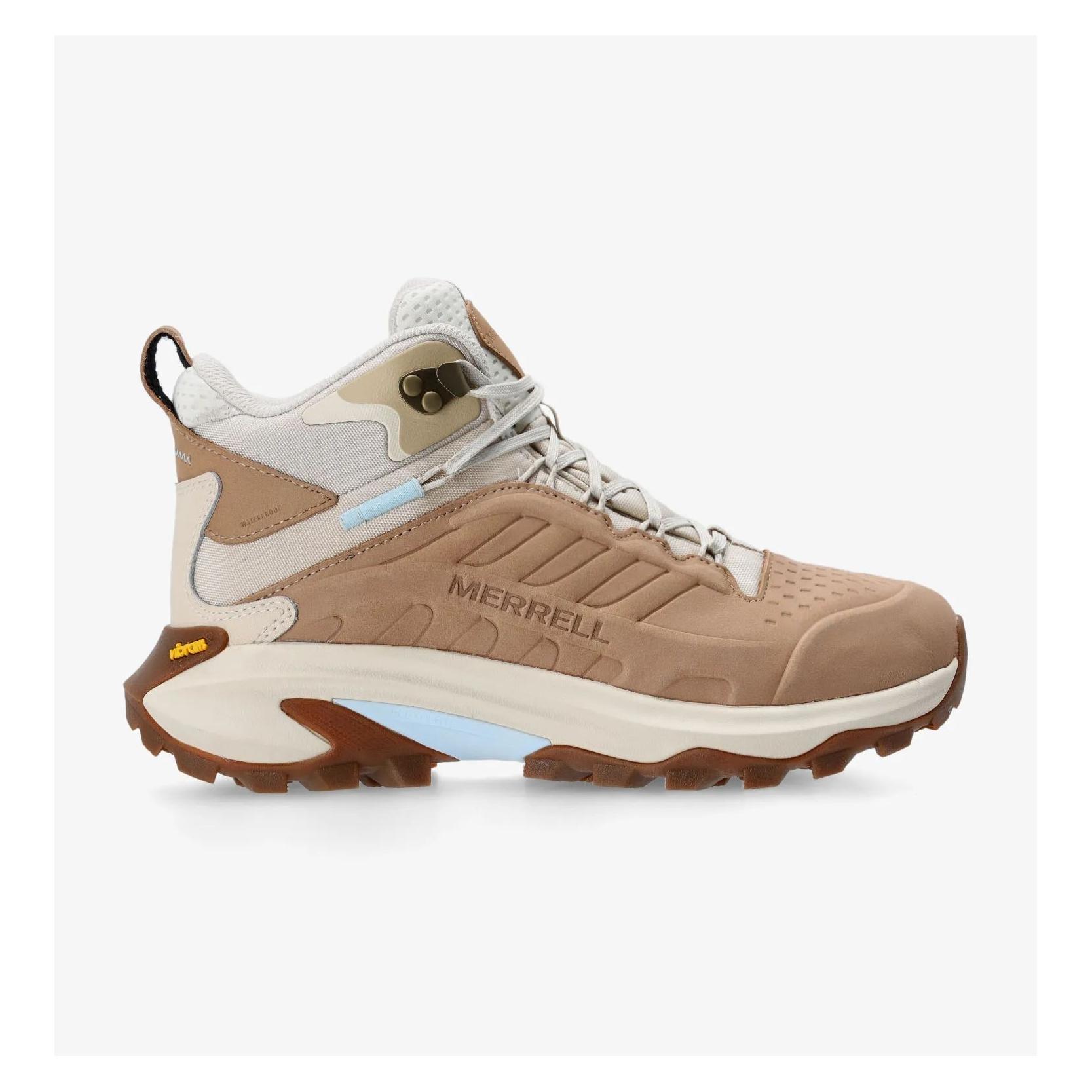 No Name Buty turystyczne damskie Merrell Moab Speed 2 LTR Mid WP - latte rozmiar: 37 (37) (661646)