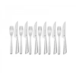 Weber Deluxe Steak-Set  12-tlg, Edelstahl