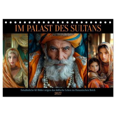 Im Palast des Sultans (Tischkalender 2027 DIN A5 quer), CALVENDO Monatskalender