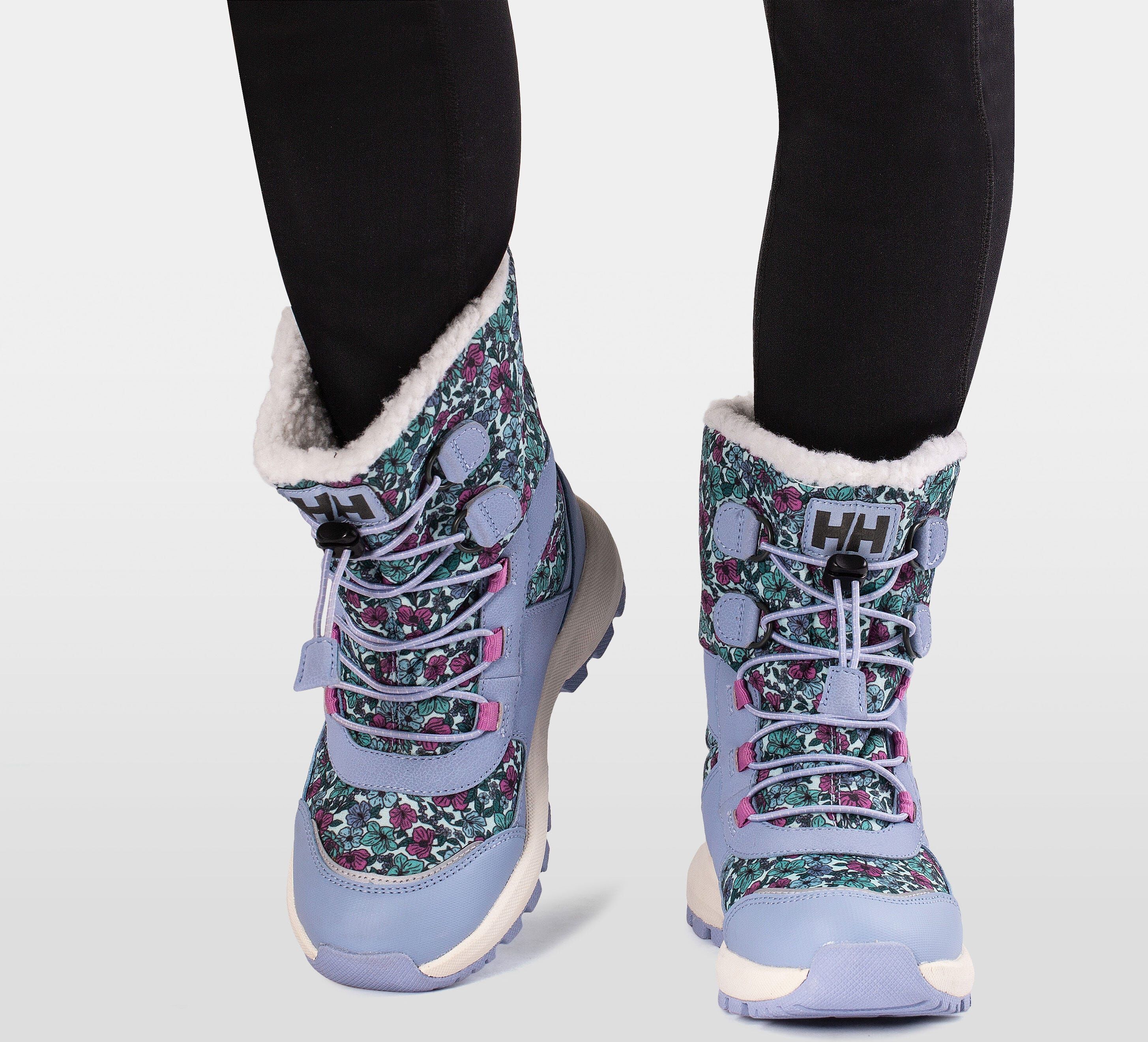 Helly Hansen Juniors' And Kids' Silverton Winter Boots - Blue/Purple - 9