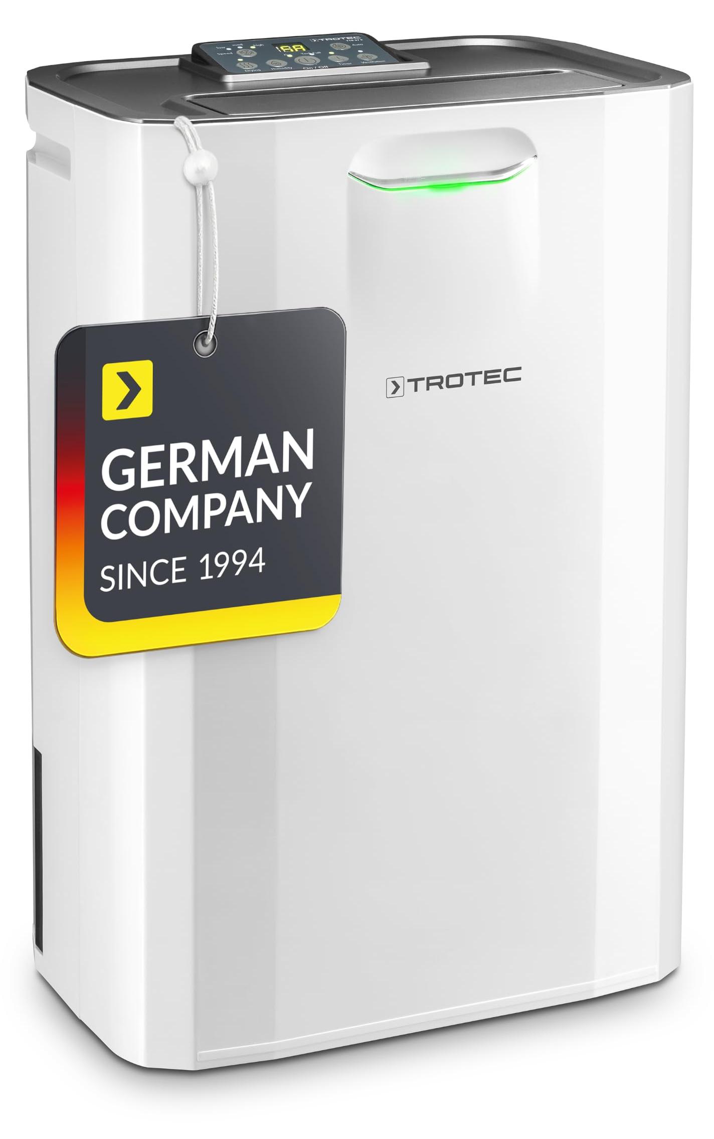 Adsorptionsentfeuchter - 9 Liter pro 24 Stunden - Für Räume bis zu 20 m² - Mit Trockenfunktion