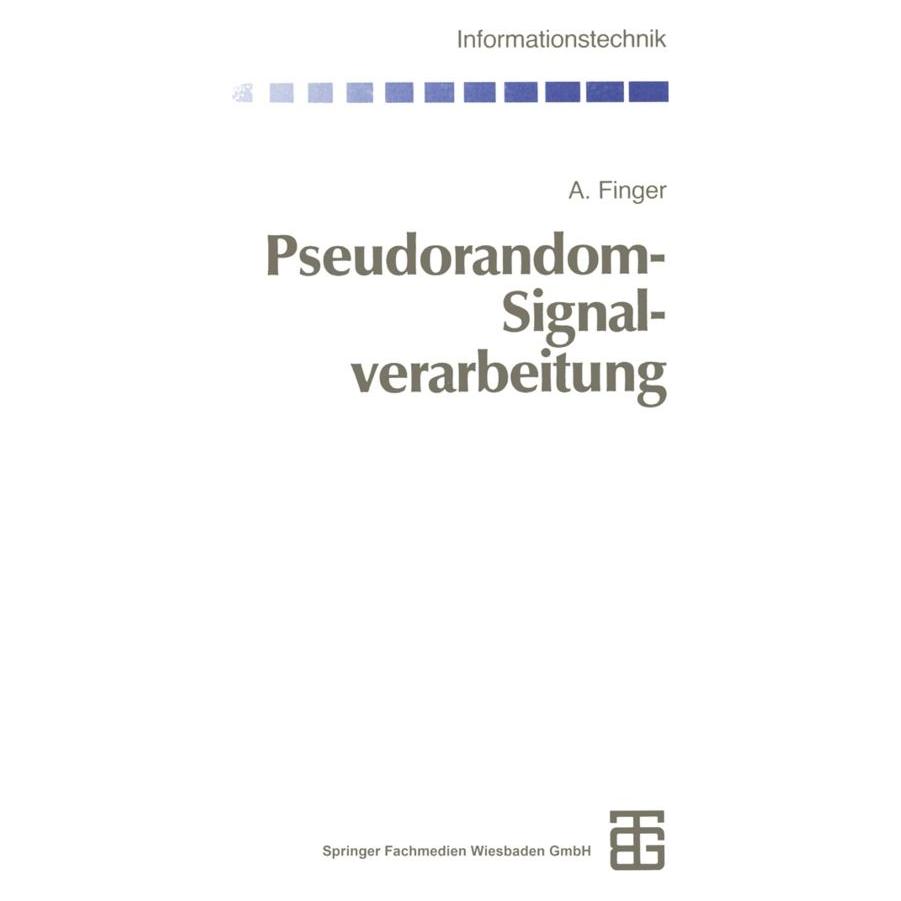 Vieweg & Teubner Pseudorandom-Signalverarbeitung (Deutsch, Softcover, Adolf Finger) (7254341)