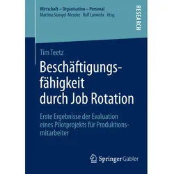 Beschäftigungsfähigkeit durch Job Rotation, Fachbücher von Tim Teetz