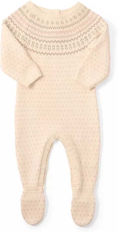 Sfera - Einteiliger Pyjama, lang, 1 Monat, Ecru