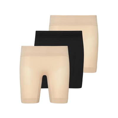 Panty JOCKEY "Skimmies", Damen, Gr. S, schwarz, beige, beige, Single Jersey, Obermaterial: 79% Polyamid, 18% Elasthan, 3% Baumwolle, unifarben, körpernah, Unterhosen Panty, hoher Bund, hoher Tragekomfort