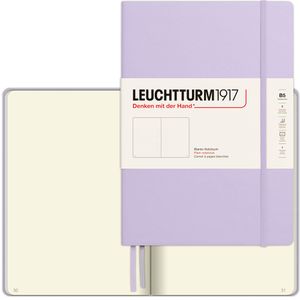 Leuchtturm1917 Notizbuch Composition, 368149, Karton Hardcover, Lilac, 109 Blatt / 219 Seiten, 80 g/m², blanko, B5