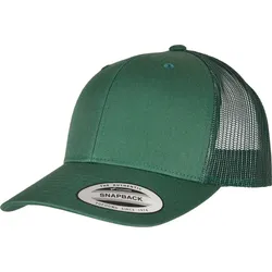FLEXFIT Unisex Vintage Trucker Kappe Netz Cap 6606/6606T evergreen one size